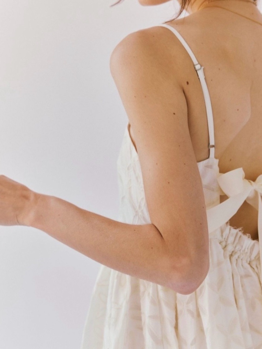 Free People Cream Eyelet Maxi Dress with Straps - Picture 3 of 3